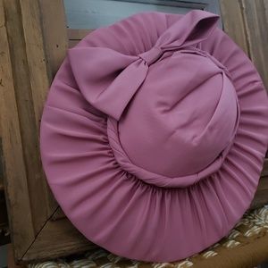 Vintage Women's Hat Pink/Mauve